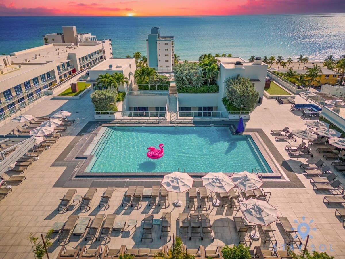 Ocean View - Balcony - Hollywood Beach Broad-Walk Exteriör bild