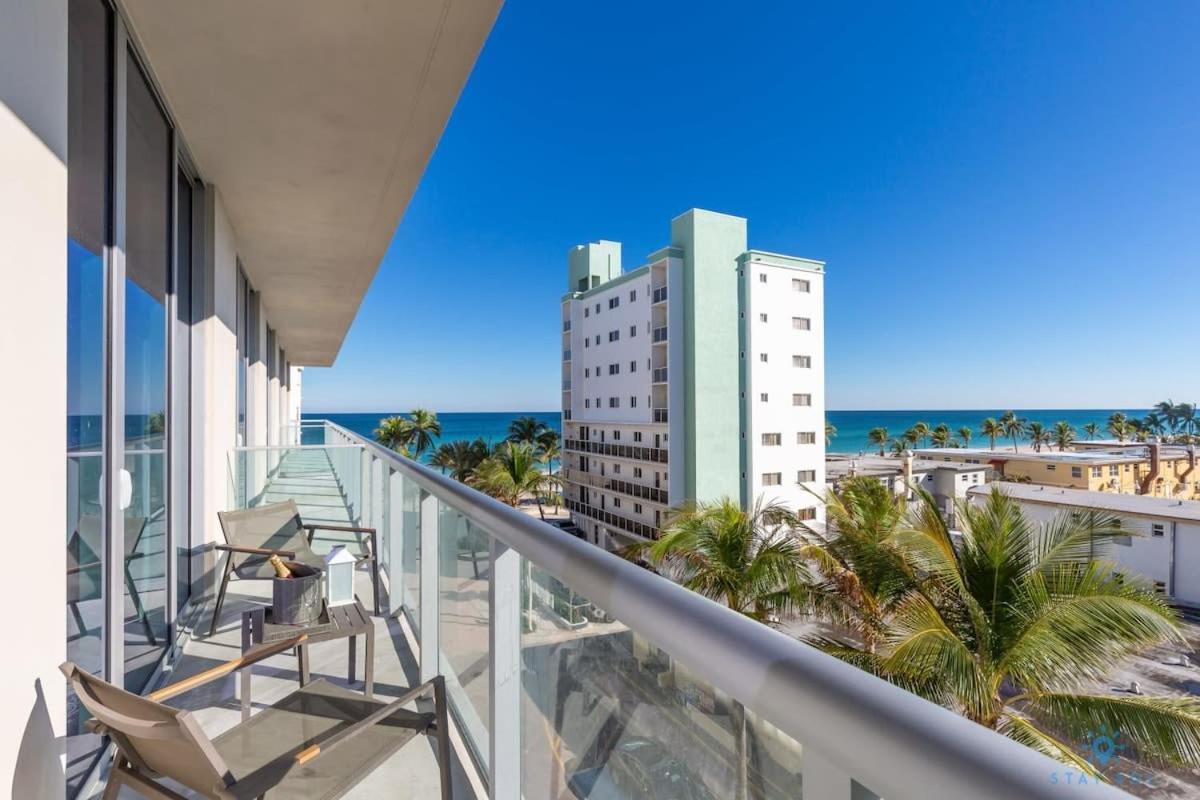 Ocean View - Balcony - Hollywood Beach Broad-Walk Exteriör bild